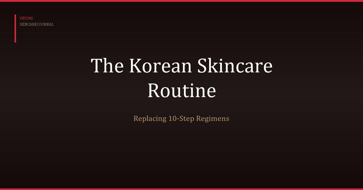 The Korean Skincare Routine That's Replacing 10-Step