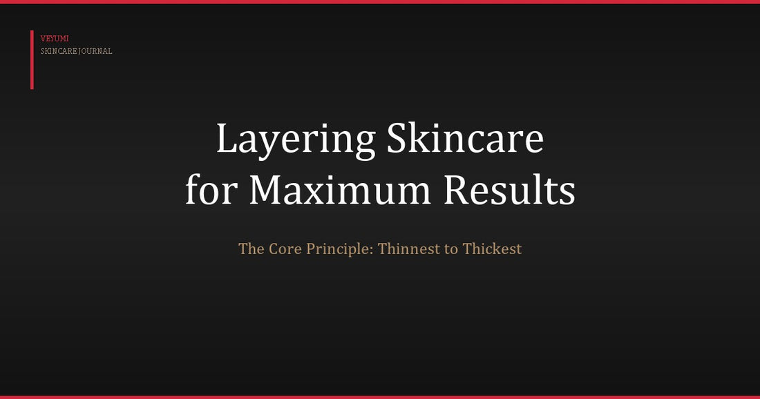 How to Layer Skincare Products for Maximum Results