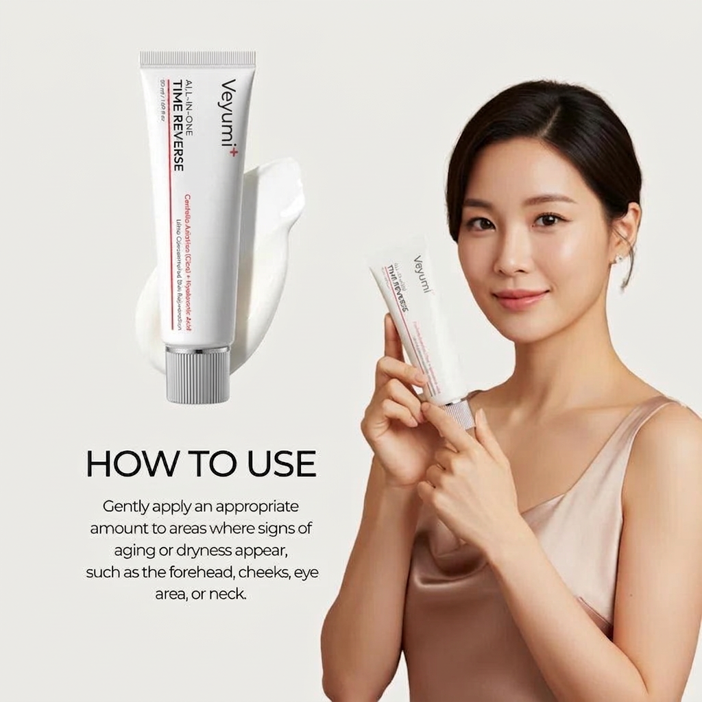 Veyumi Time Reverse Cream (All-In-One) Detail — Korean Anti-Aging Skincare | Veyumi